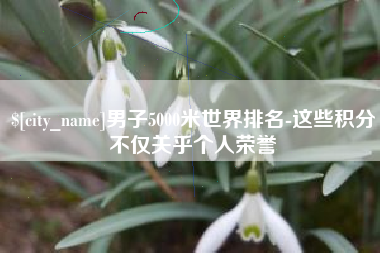 盐城男子5000米世界排名-这些积分不仅关乎个人荣誉