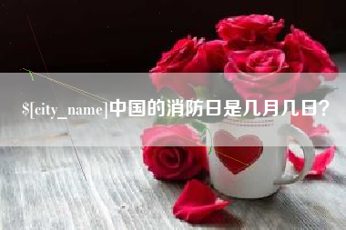 盐城中国的消防日是几月几日？