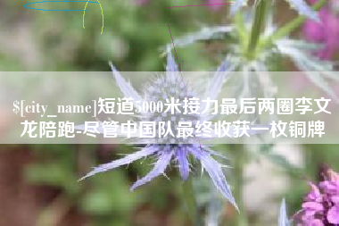 盐城短道5000米接力最后两圈李文龙陪跑-尽管中国队最终收获一枚铜牌