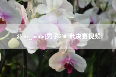 盐城男子5000米决赛视频