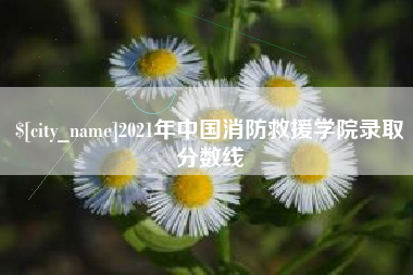 盐城2021年中国消防救援学院录取分数线