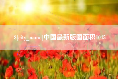 盐城中国最新版图面积1045