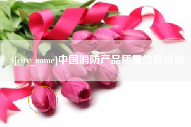 盐城中国消防产品质量信息查询