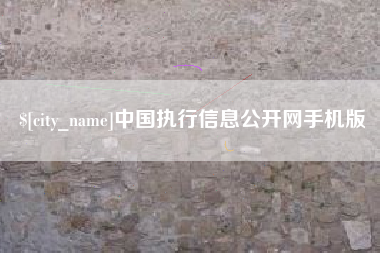 盐城中国执行信息公开网手机版