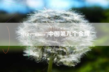 盐城中国第九个金牌