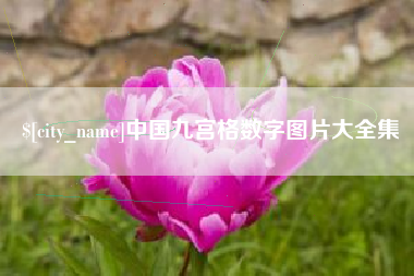 盐城中国九宫格数字图片大全集