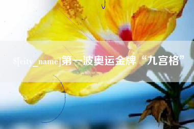 盐城第一波奥运金牌“九宫格”