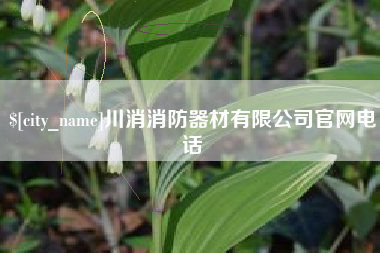 盐城川消消防器材有限公司官网电话