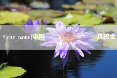 盐城中国🇨🇳几枚金牌