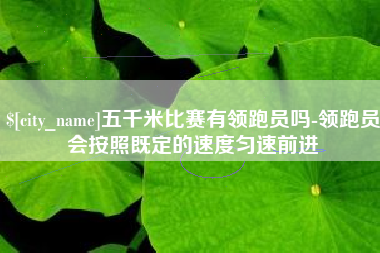 盐城五千米比赛有领跑员吗-领跑员会按照既定的速度匀速前进