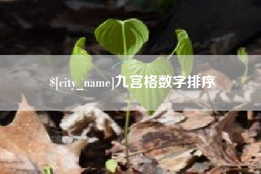 盐城九宫格数字排序