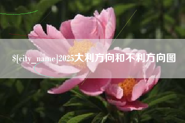盐城2025大利方向和不利方向图