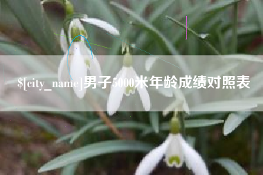 盐城男子5000米年龄成绩对照表