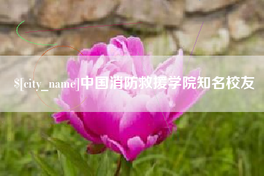 盐城中国消防救援学院知名校友