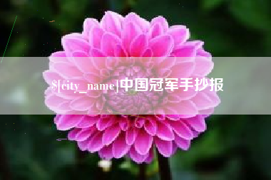 盐城中国冠军手抄报