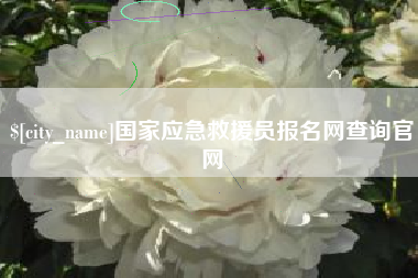盐城国家应急救援员报名网查询官网