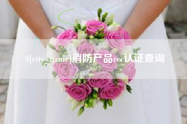 盐城消防产品ccc认证查询