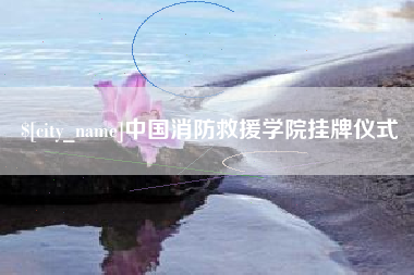 盐城中国消防救援学院挂牌仪式